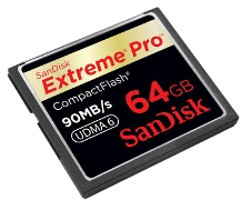 SanDisk анонсировала новые скоростные карты памяти Extreme Pro CompactFlash